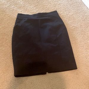 Navy blue pencil skirt